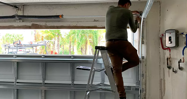 Garage Door Tension Spring Replacement in Lake Magdalene, FL
